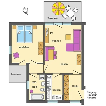 Freesenbruch 3 1 - Schoene Auszeit Apartment Zingst